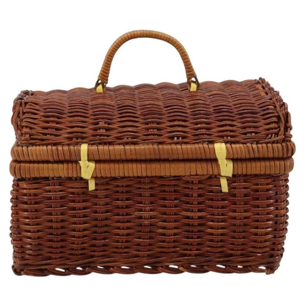 Givenchy Rattan Handbag Brown - Picture 2 of 12
